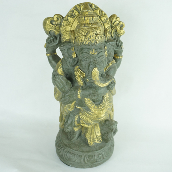 Ganesh danzante in sand stone H 30 cm