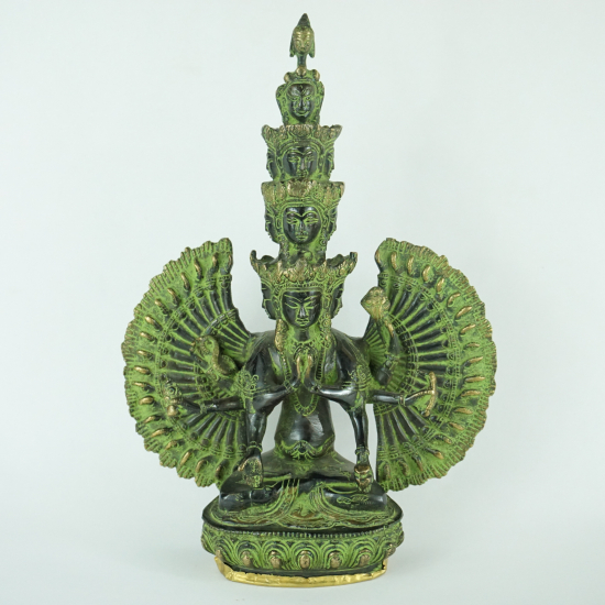 Statua in metallo Avalokiteshvara