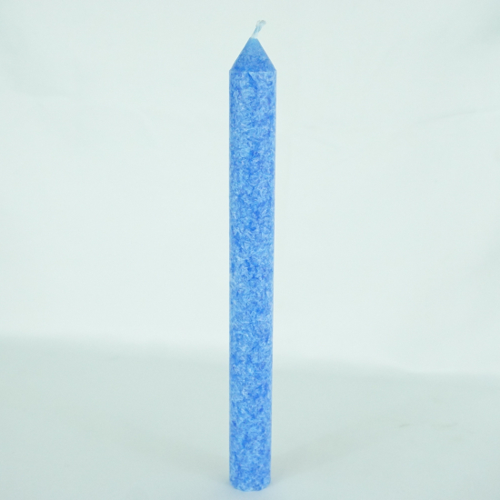 Candela 'da tavola' profumata 5° Chakra blu (azzurra)