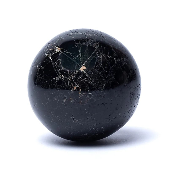 Sfera in Tormalina nera