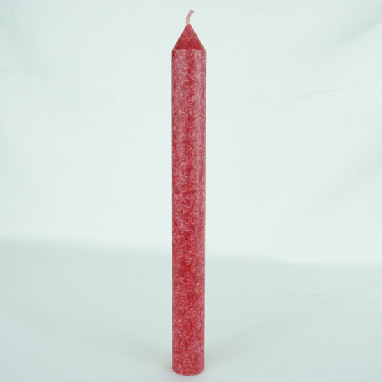 Candela 'da tavola' profumata 1° chakra rosso