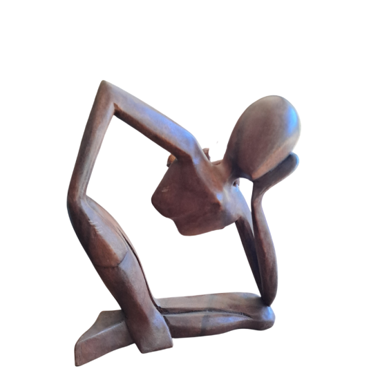 Pensatore in legno 20 cm