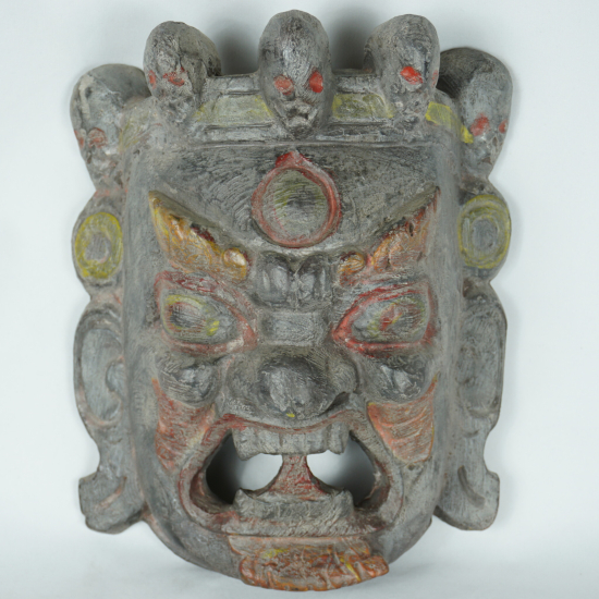 Maschera in legno nepalese