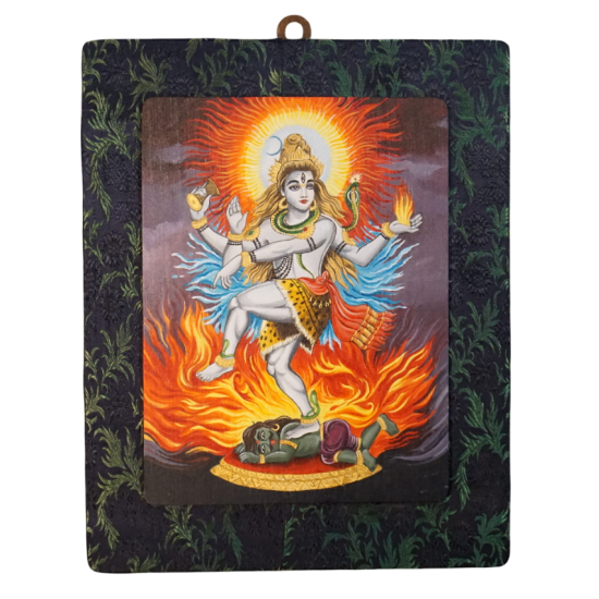 Quadro dipinto a mano Shiva Nataraja