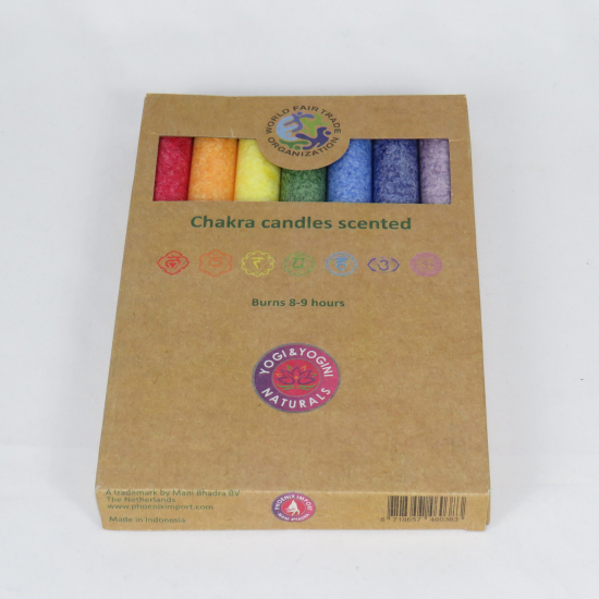 Candele 'da tavola' profumate Chakra Set da 7