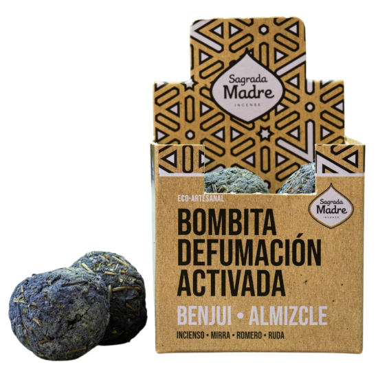 Sagrada Madre Active bombe smudge  Benzoino e Muschio