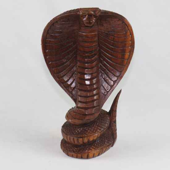 Cobra in legno 20 cm