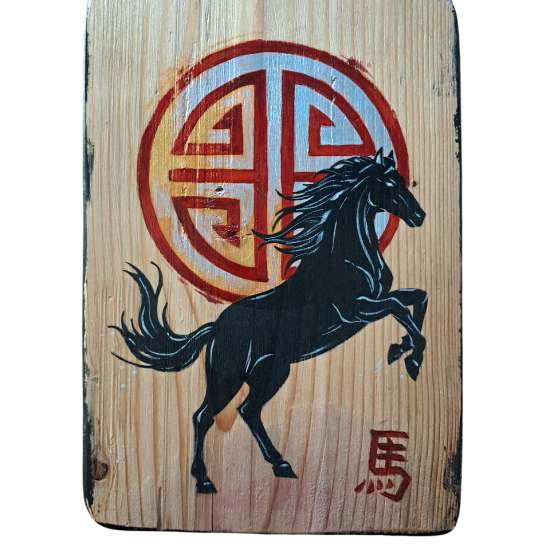 Pannello dipinto a mano Cavallo