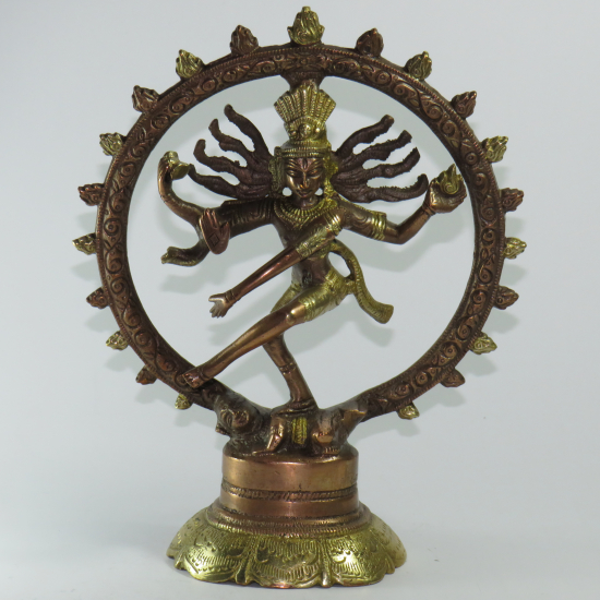 Shiva Nataraja ottone bicolore