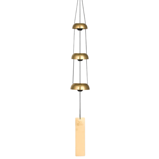 Campana a vento Woodstock - Campane del Tempio - Trio, Ottone