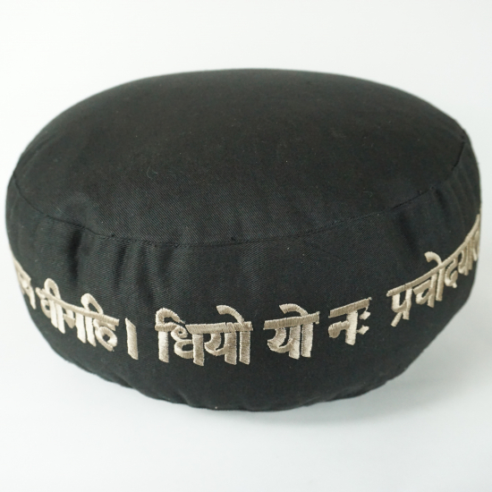 Cuscino meditazione Gayatri mantra in cotone