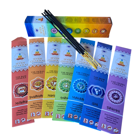Incensi Green tree - 7 chakra (35 bastoncini)