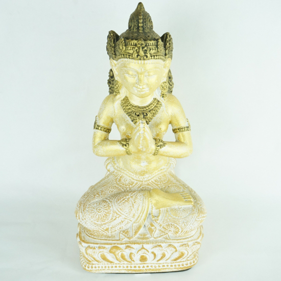 Statua Parvati in sand stone H 33 cm