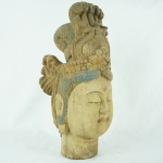 Volto Bodhisattva in legno