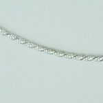 Catenina in argento ad intreccio 55 cm