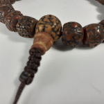 Mala/braccialetto in Rudraksha 21 grani lucidati