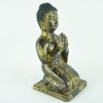 Buddha in preghiera in bronzo