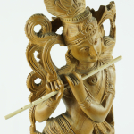 Krishna in legno
