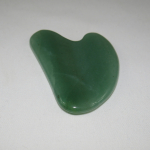 Massaggiatore Gua Sha in avventurina a forma di cuore