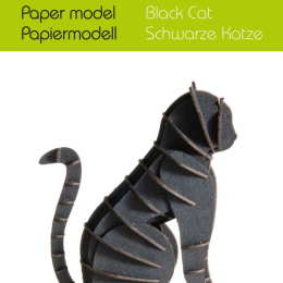 Modellino 3D - Gatto nero