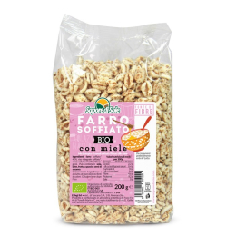 Fiocchi di farro soffiato e miele BIO