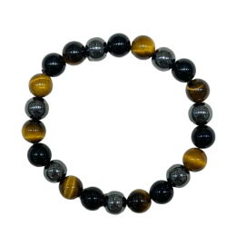 Bracciale tripla protezione 0,8 cm taglia uomo