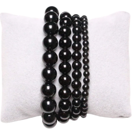 Bracciale ossidiana nera 0,6 cm