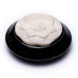 Pietra aromatica diffusore Loto nera