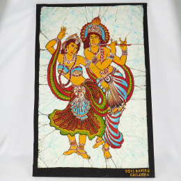 Batik Krishna e Radha