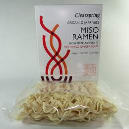 Miso Ramen - noodles con zuppa di miso e zenzero BIO