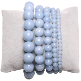 Bracciale in angelite 0.4 cm