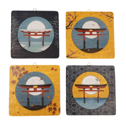 Pannello in legno Torii