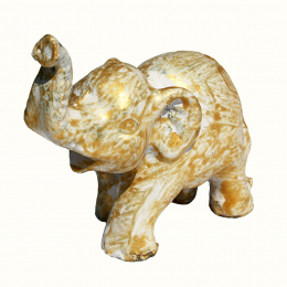 Elefantino in resina dipinto