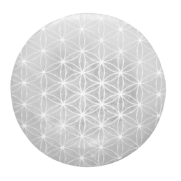 Base fiore della vita in selenite