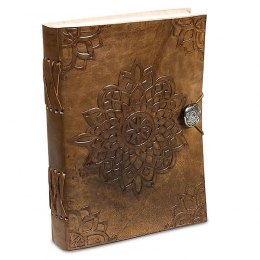 Quaderno Mandala con copertina in pelle