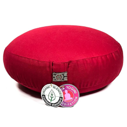 Cuscino meditazione basso rosso