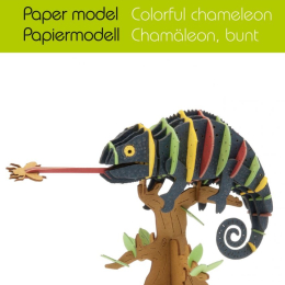 Modellino 3D - Camaleonte