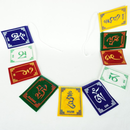 Bandierine tibetane velluto grandi