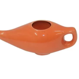 Neti Lota in ceramica arancione
