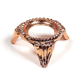 Supporto per sfere in ottone color rame