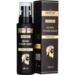 Shampoo uomo barba e capelli - Sattva 100 ml