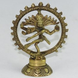Shiva Nataraja ottone monocolore