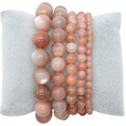 Bracciale in pietra del sole qualità A 0,8 cm