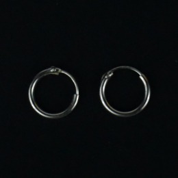 Orecchini ad anello micro in argento