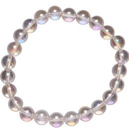 Bracciale quarzo aura 0,6 cm