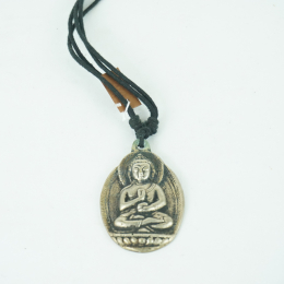 Collana in metallo Buddha