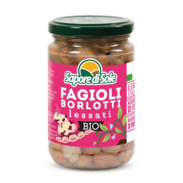 Fagioli borlotti lessati al naturale BIO