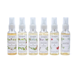 Set di 6 spray alla Salvia bianca Aromafume