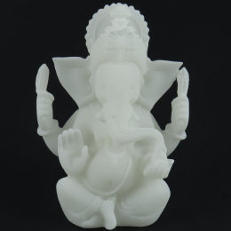 Statua di Ganesh bianco