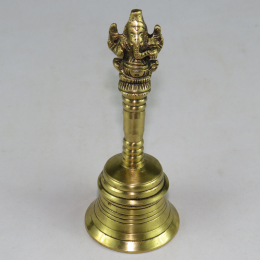 Campana in bronzo con Ganesh